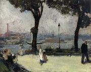 William J.Glackens East River Park Sweden oil painting artist